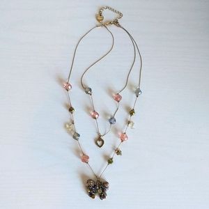 Betsey Johnson | layered bow necklace